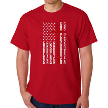 Load image into Gallery viewer, Cross Flag - Men's Word Art T-Shirt