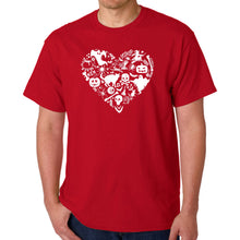 Load image into Gallery viewer, Halloween Heart - Men&#39;s Word Art T-Shirt