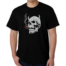 Load image into Gallery viewer, 7 Deadly Sins Skull - Men&#39;s Word Art T-Shirt