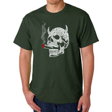 Load image into Gallery viewer, 7 Deadly Sins Skull - Men&#39;s Word Art T-Shirt