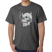 Load image into Gallery viewer, 7 Deadly Sins Skull - Men&#39;s Word Art T-Shirt