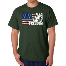 Load image into Gallery viewer, Faith Flag - Men's Word Art T-Shirt