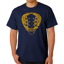 Load image into Gallery viewer, Guitar Pick Genres - Men's Word Art T-Shirt