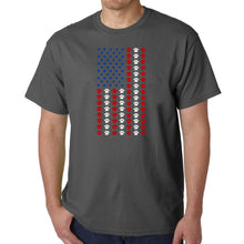 Load image into Gallery viewer, Paws Flag - Men&#39;s Word Art T-Shirt