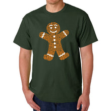 Load image into Gallery viewer, Gingerbread - Men's Word Art T-Shirt
