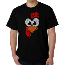 Load image into Gallery viewer, Turkey Face - Men&#39;s Word Art T-Shirt