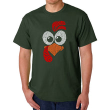 Load image into Gallery viewer, Turkey Face - Men&#39;s Word Art T-Shirt