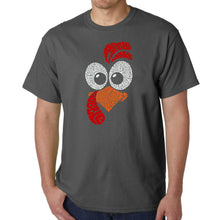 Load image into Gallery viewer, Turkey Face - Men&#39;s Word Art T-Shirt