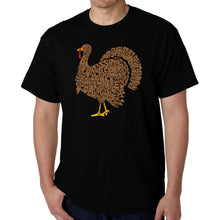 Load image into Gallery viewer, Thankgiving Turkey - Men's Word Art T-Shirt