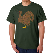 Load image into Gallery viewer, Thankgiving Turkey - Men's Word Art T-Shirt