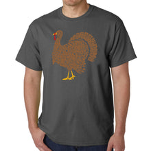 Load image into Gallery viewer, Thankgiving Turkey - Men's Word Art T-Shirt