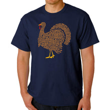 Load image into Gallery viewer, Thankgiving Turkey - Men's Word Art T-Shirt