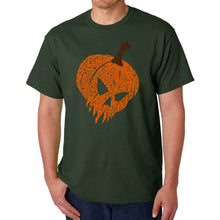 Load image into Gallery viewer, Evil Pumpkin - Men's Word Art T-Shirt