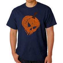 Load image into Gallery viewer, Evil Pumpkin - Men's Word Art T-Shirt