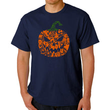 Load image into Gallery viewer, Halloween Pumpkin - Men's Word Art T-Shirt