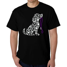 Load image into Gallery viewer, Dog Leash - Men's Word Art T-Shirt