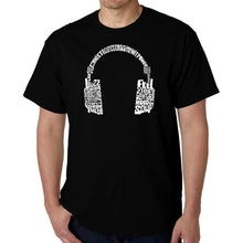 Load image into Gallery viewer, Mood Headphones - Men's Word Art T-Shirt
