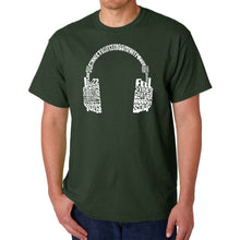 Load image into Gallery viewer, Mood Headphones - Men's Word Art T-Shirt