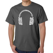 Load image into Gallery viewer, Mood Headphones - Men's Word Art T-Shirt