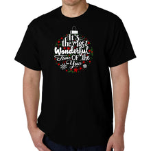Load image into Gallery viewer, Christmas Ornament - Men's Word Art T-Shirt