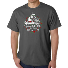 Load image into Gallery viewer, Christmas Ornament - Men's Word Art T-Shirt