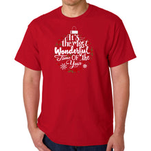 Load image into Gallery viewer, Christmas Ornament - Men's Word Art T-Shirt