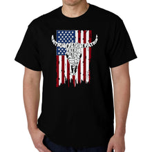 Load image into Gallery viewer, Patriot Flag - Men's Word Art T-Shirt