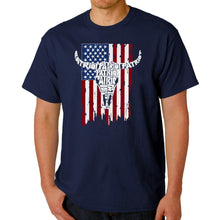 Load image into Gallery viewer, Patriot Flag - Men's Word Art T-Shirt