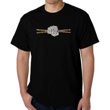 Load image into Gallery viewer, Drum Sticks - Men's Word Art T-Shirt