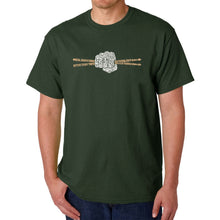 Load image into Gallery viewer, Drum Sticks - Men's Word Art T-Shirt