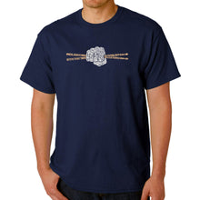 Load image into Gallery viewer, Drum Sticks - Men's Word Art T-Shirt