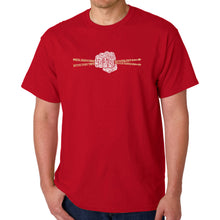 Load image into Gallery viewer, Drum Sticks - Men's Word Art T-Shirt