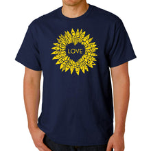 Load image into Gallery viewer, Sunflower Love - Men's Word Art T-Shirt