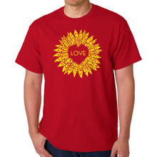 Load image into Gallery viewer, Sunflower Love - Men's Word Art T-Shirt