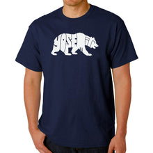 Load image into Gallery viewer, Yosemite Bear - Men's Word Art T-Shirt
