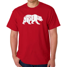 Load image into Gallery viewer, Yosemite Bear - Men's Word Art T-Shirt