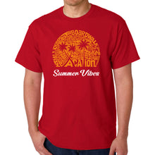 Load image into Gallery viewer, Summer Vibes - Men&#39;s Word Art T-Shirt