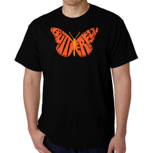 Load image into Gallery viewer, Butterfly - Men&#39;s Word Art T-Shirt