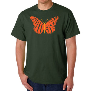 Butterfly - Men's Word Art T-Shirt