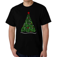 Load image into Gallery viewer, We Wish You A Merry Christmas - Men's Word Art T-Shirt