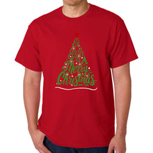 Load image into Gallery viewer, We Wish You A Merry Christmas - Men's Word Art T-Shirt