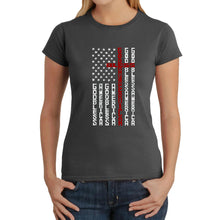 Load image into Gallery viewer, Cross Flag - Women&#39;s Word Art T-Shirt