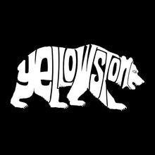 Load image into Gallery viewer, Yellowstone Bear - Men's Word Art T-Shirt
