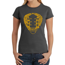 Load image into Gallery viewer, Guitar Pick Genres - Women's Word Art T-Shirt