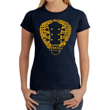 Load image into Gallery viewer, Guitar Pick Genres - Women's Word Art T-Shirt