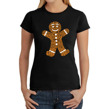 Load image into Gallery viewer, Gingerbread - Women's Word Art T-Shirt