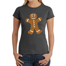 Load image into Gallery viewer, Gingerbread - Women's Word Art T-Shirt