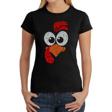 Load image into Gallery viewer, Turkey Face - Women&#39;s Word Art T-Shirt