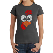 Load image into Gallery viewer, Turkey Face - Women&#39;s Word Art T-Shirt