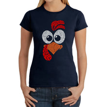 Load image into Gallery viewer, Turkey Face - Women&#39;s Word Art T-Shirt